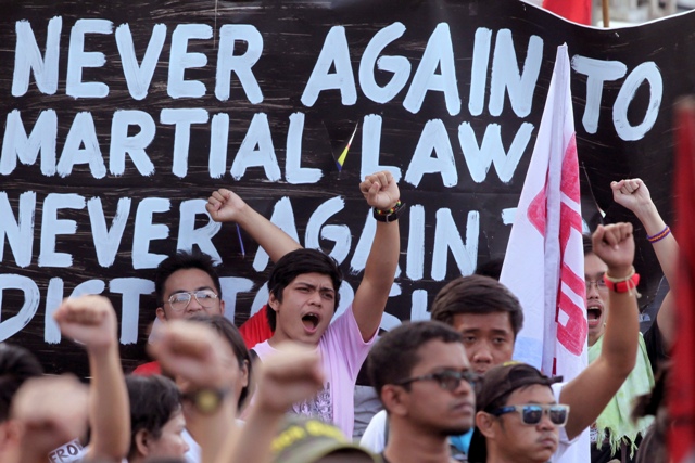 Protest held June 11 in Manila